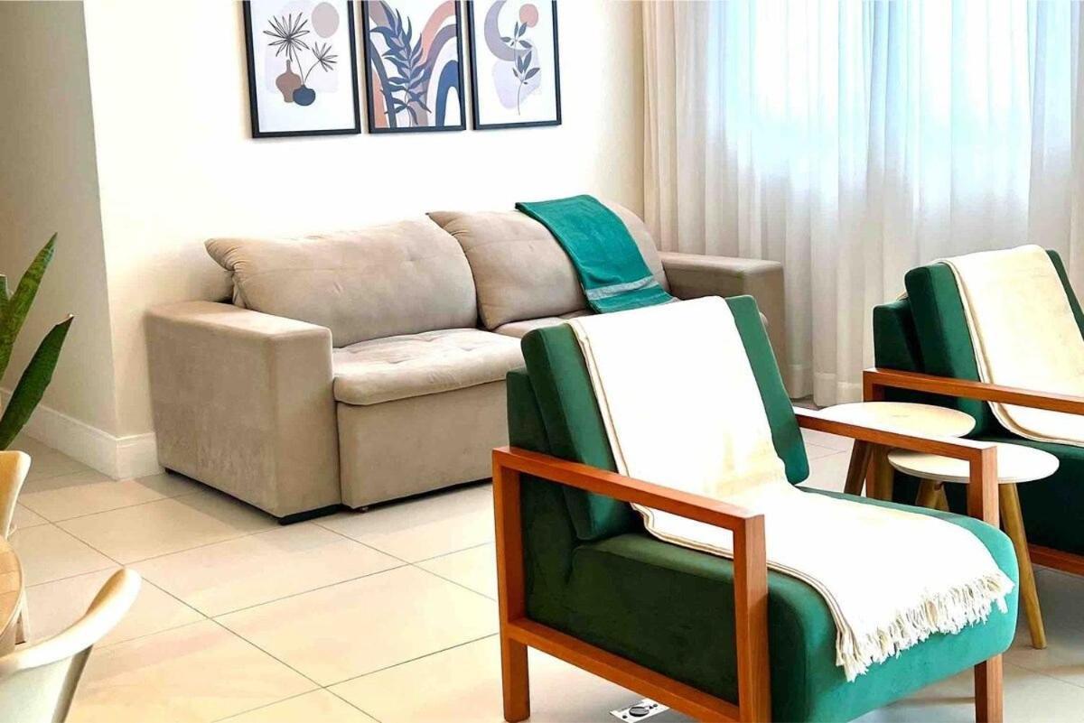 아라카주 Lindo Apartamento Com Alto Padrao Na Praia! 아파트 외부 사진